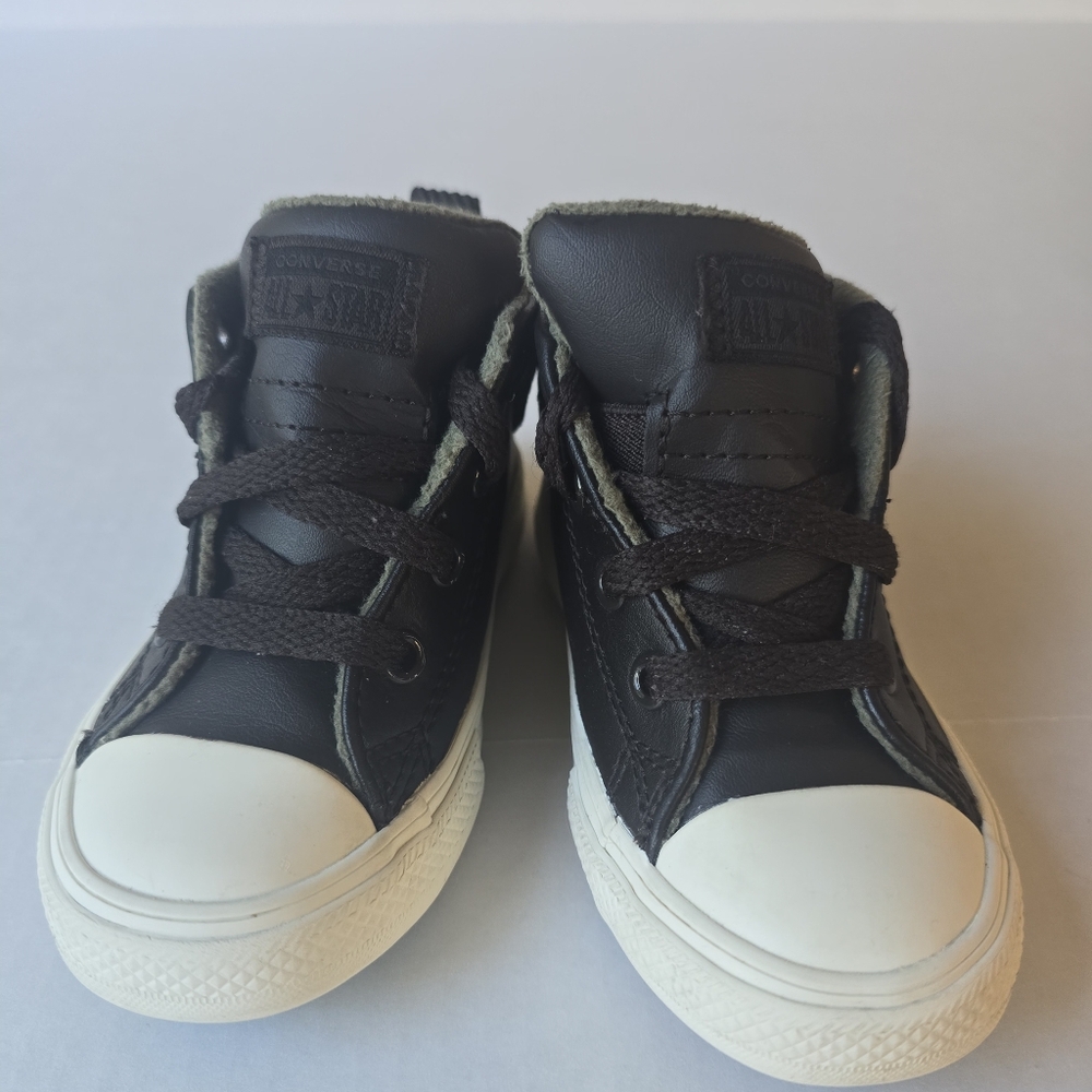 Converse Kids Brown and White Sneakers